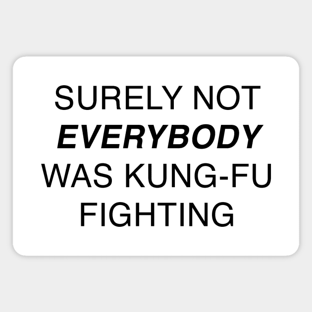 KUNG-FU Magnet by Existential's Store